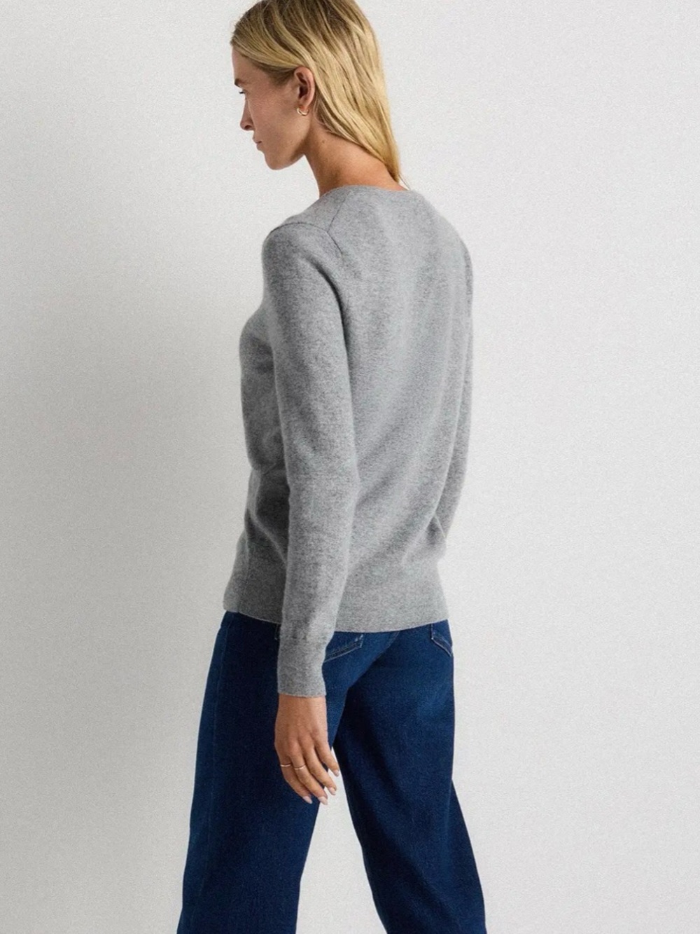 Quince Mongolian Cashmere Cardigan Sweater - Picture 4 of 10